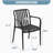 Outdoor Stacking Dining Armchair-347592388
