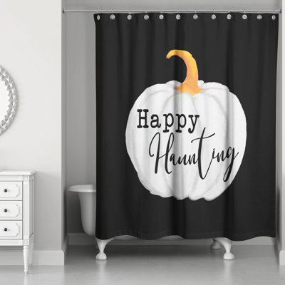 Rideau de douche simple valdivia happy haunting