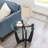 Glass Top Side End Table-137803145