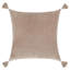 Stonework 22" Cotton Linen Blend Throw Pillow, Clay Brown-144353986