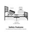 Boghos Metal Bed-1213452293