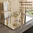 LED Full Length Wall Mirror, Symmetrical Arch Mirror with Dimmable 3 Color Temperature Lighting