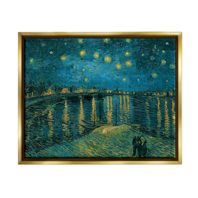 " Classic Starry Night Over The Rhone Van Gogh Painting " by Vincent Van Gogh