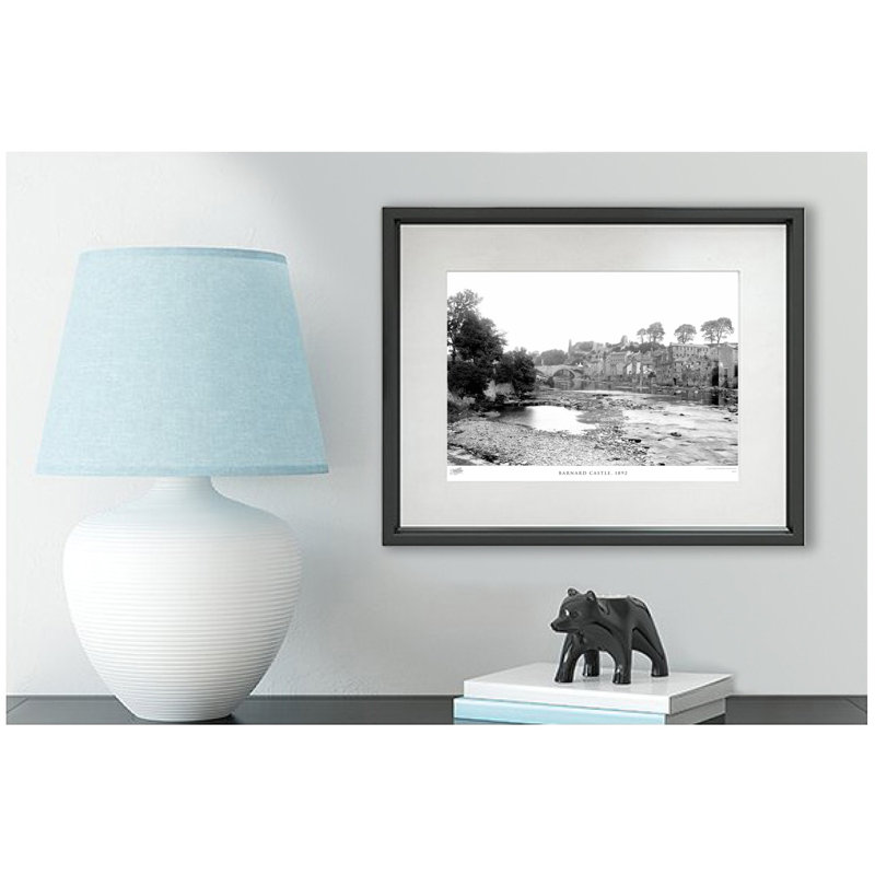 Barnard Castle, 1892 1 Piece Single Picture Frame Wall Art, 60cm H x 80cm W x 2.3cm D