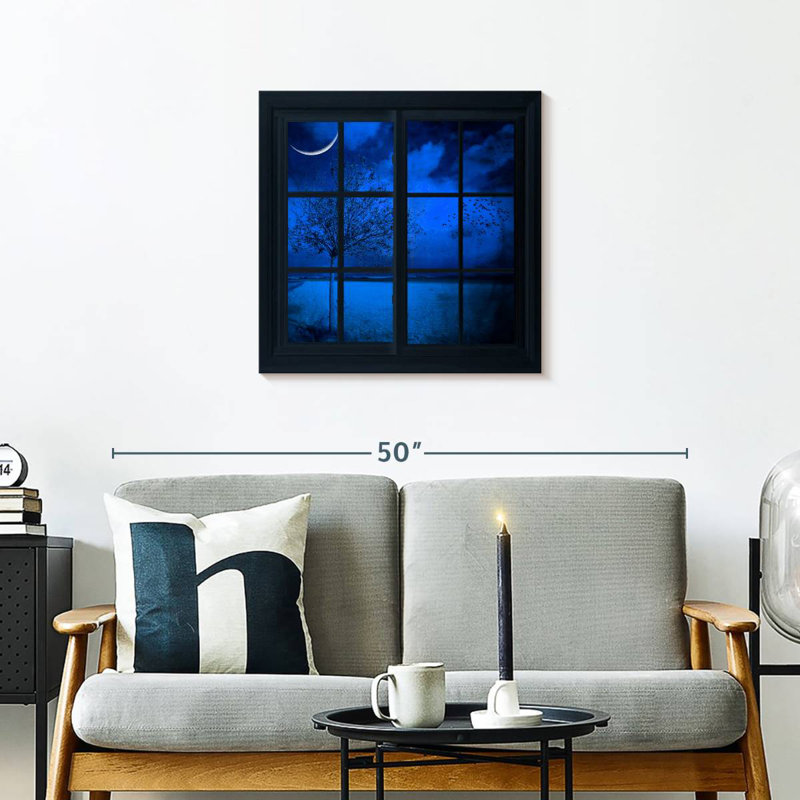Lilie Moonlight Window, 24" H x 24" W