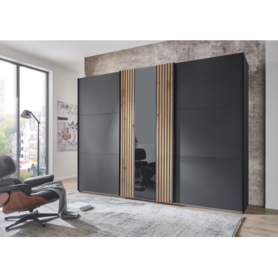 Sahalie 3 Door Manufactured Wood Wardrobe