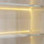 Lit mural blanc de taille double avec lit, tablettes et - Facile à ranger, peu encombrant pour les petits espaces d'appartements, le rangement-1357669281-1357669282