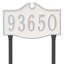 Colonial 1-Line Wall Address Plaque-2099913321
