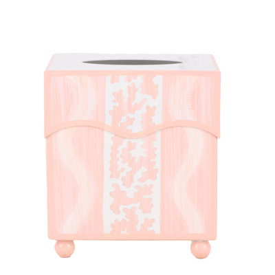 Pink Ikat Tissue Holder