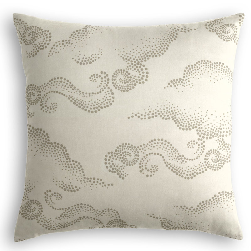 Square Pillow Cover & Insert, 16"x16", Pearl