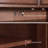 Nut-brown Solid Wood Shoe Storage Bench