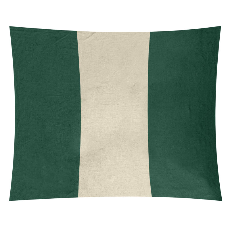 Tapisserie de polyester Minnesota, H 27,5 po x l 37,5 po, Vert forêt / blé du Minnesota / vert forêt