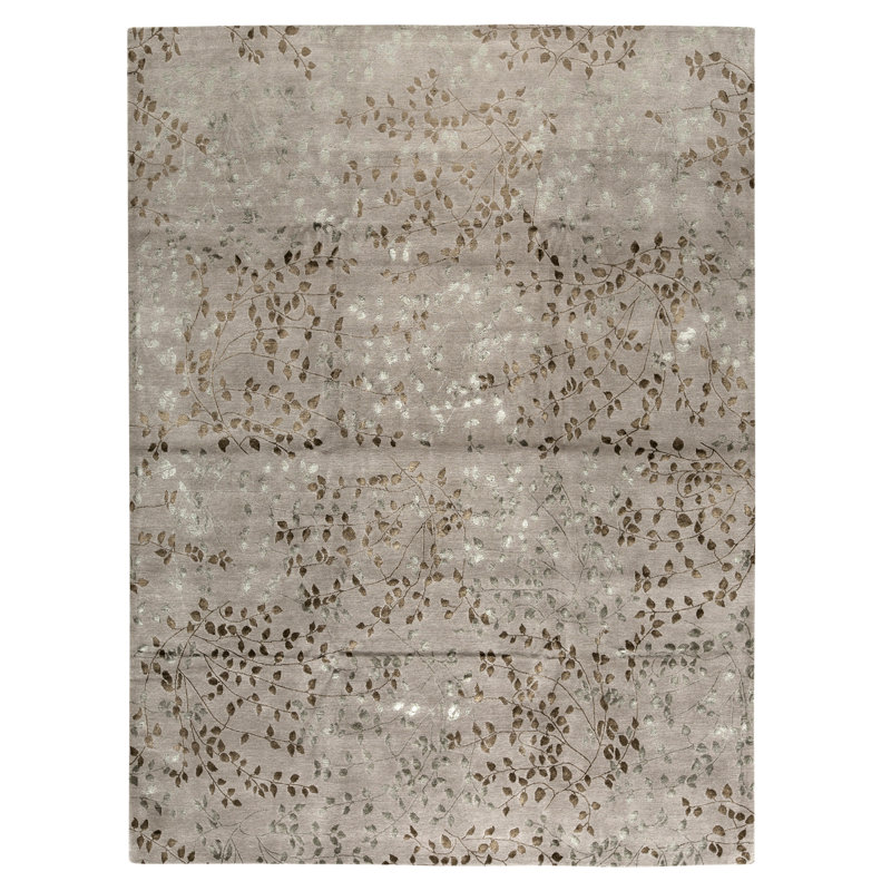 Tapis rectangulaire noué à la main