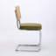 Velvet Upholstered Dining Chair Set with  Cane Back, Metal Base-24820258