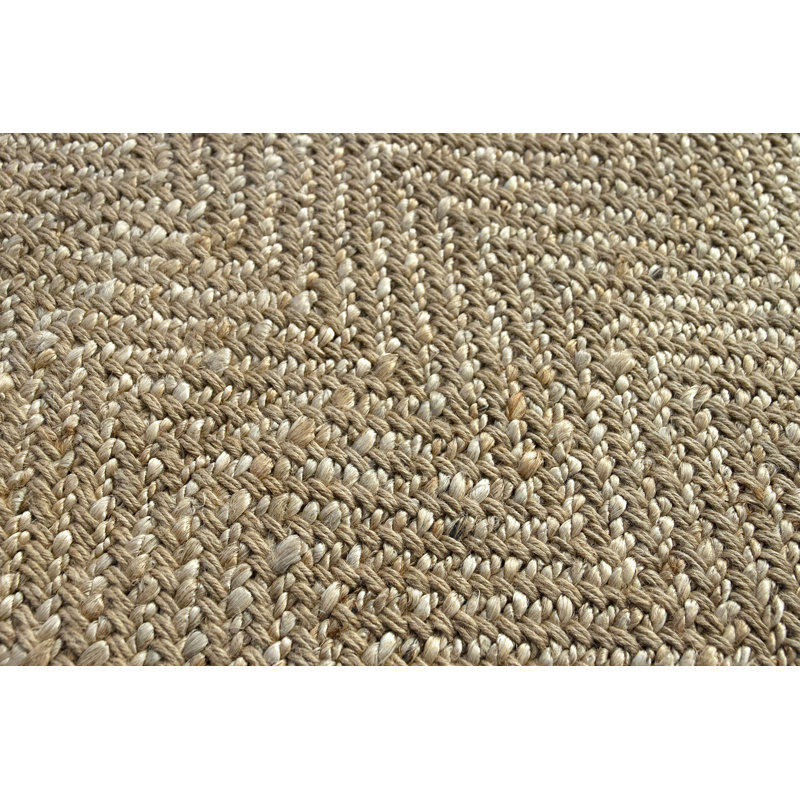 Wiener Solid Colour Hand Braided Area Rug, Rectangle 200 x 290cm
