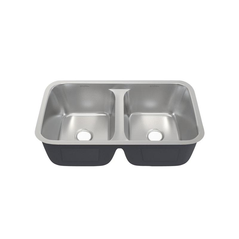 Évier de cuisine à double cuve encastrable L 32 po x L 19 po Toulouse