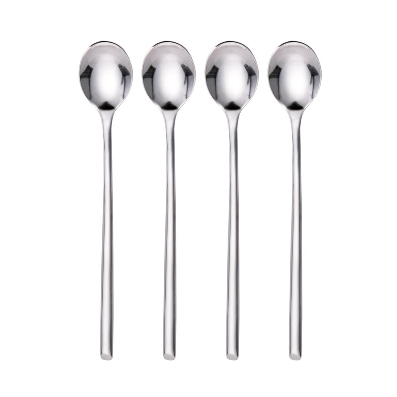 Cuillère à boisson en acier inoxydable Towle Living Wave, Argent