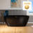 Ember 59'' x 32'' Soaking Acrylic Bathtub-100500625-50499932
