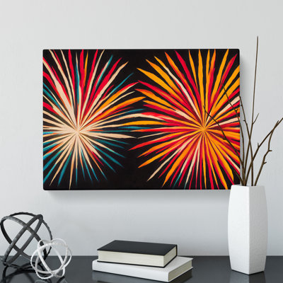 Eccentric Fireworks - Wrapped Canvas