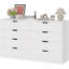 Commode 8 tiroirs l 55,1 po pour chambre-2054317662
