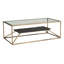 Table basse laiton