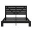 Structure de lit plateforme avec support robuste, conception silencieuse, aucun sommier tapissier requis et assemblage facile-1787173785-1787173789