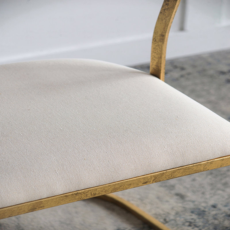 Chaise d'appoint Basic, or vieilli