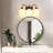 Black 3-Light Vanity Light, Reversible Mount-869121331
