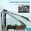 Dakota Fields Grey Cover Retractable Patio Awning-414845569
