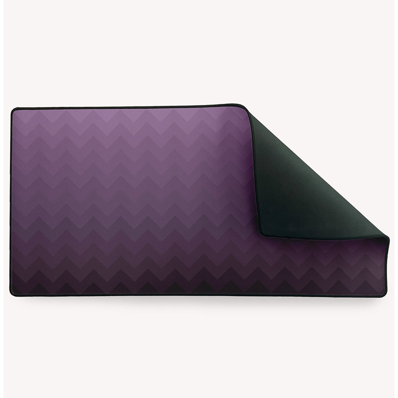 Tapis de bureau Bradly 31,5 po x 15,75 po Bradle, Mauve