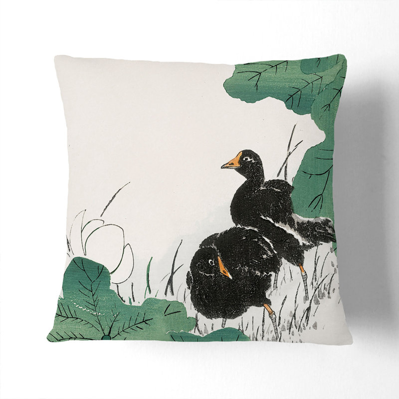 Floral Square Throw Cushion, 40cm H x 40cm W x 15cm D
