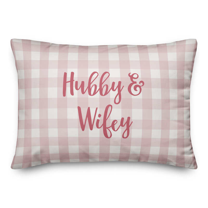  Coussin Hubby & Wifey, Rose