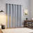 Serenity Abstract Magnetic Closure 100% Blackout Grommet Curtain Panel-116635948-116635950