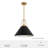 Jasmine Roth 1 - Light Flat Matte Black Cone Pendant-91604929