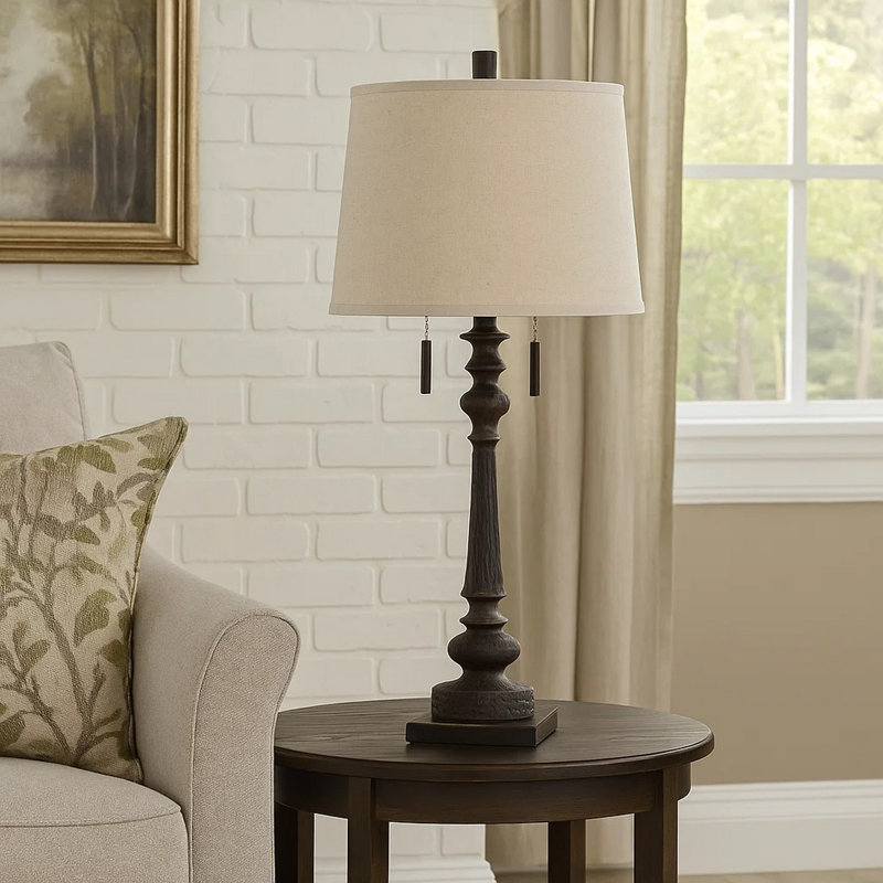 Usher Resin Table Lamp