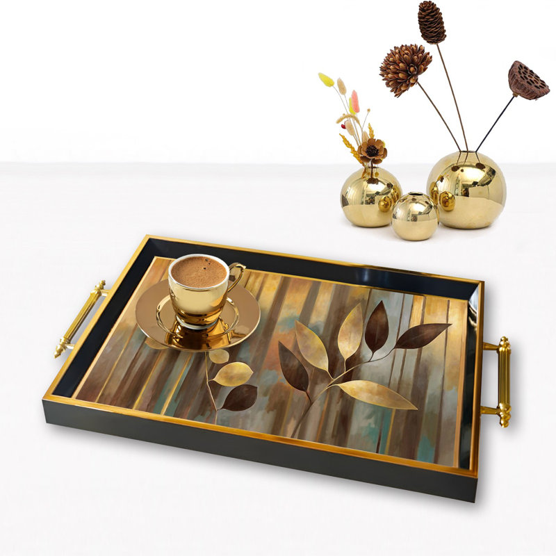 Élégant plateau en verre de 19,7 po x 11,4 po x 1,4 po | Fabrication 100% verre durable | Facile à nettoyer avec un chiffon humide | Idéal pour le service, la présentation décorative et l'organisation | Ajout élégant à la décoration intérieure