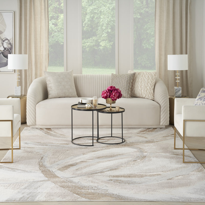 Breux Abstract Area Rug, Rectangle 239 x 300cm