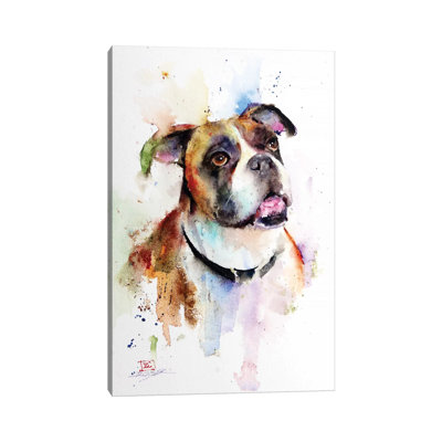 Boxer by Dean Crouser - Painting on Canvas