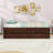 Platform Bed with Trundle and Drawers-1012313415-1012313418
