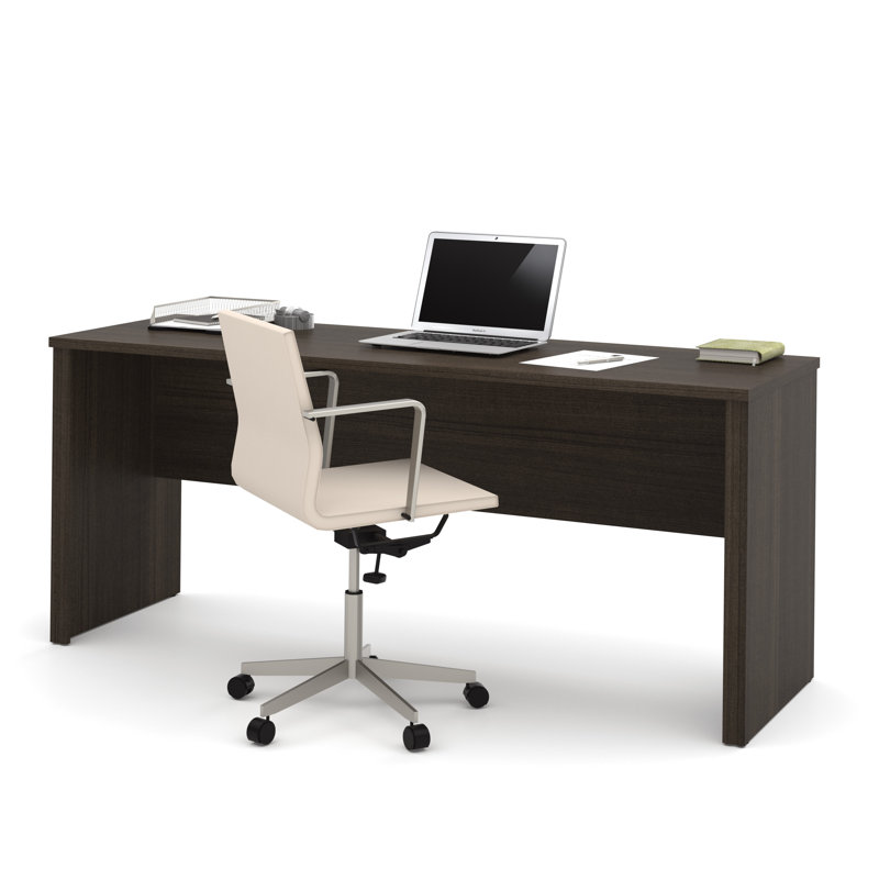 Tammara Computer Desk, 30.4" H x 71.1" W x 23.4" D, Dark Chocolate