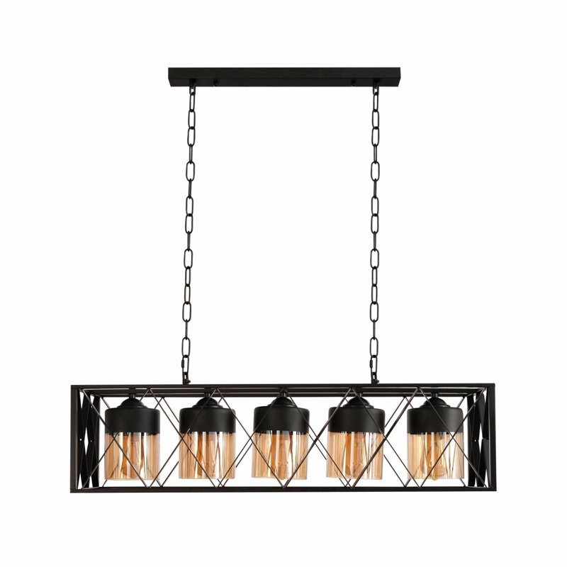 5 - Light Kitchen Island Chandelier