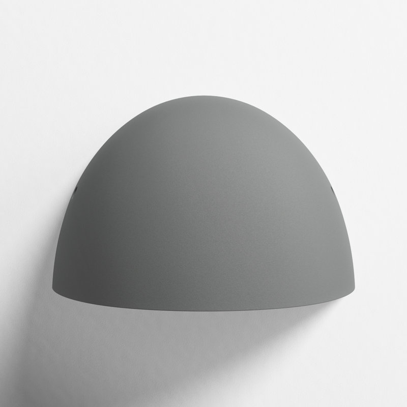 Luther Aluminum LED Wall Light, Silver