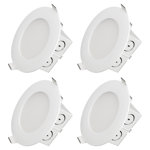 LED Ceiling Recessed Light Ultra Slim Remodel Canless Downlight Dimmable