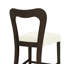 Tabouret de bar ergonomique en bois et tissu au design moderne pour le confort de la cuisine