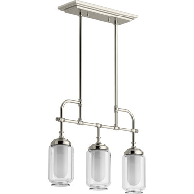 3 - Light Unique Square/Rectangle Chandelier