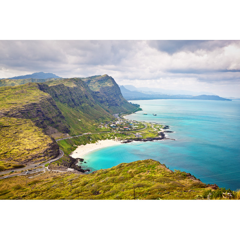 Tropical Beach - Wrapped Canvas Print, 61cm H x 91cm W x 3.8cm