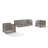 Cobe 3pc Wicker Outdoor Sofa Patio Furniture Set