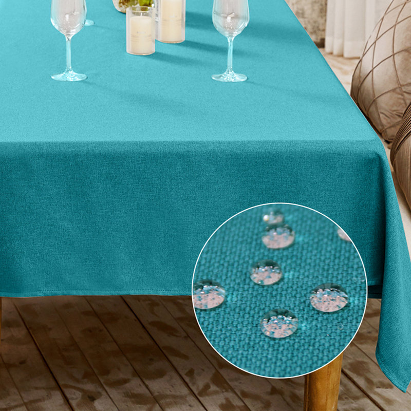 Janssen Wedding Tablecloth, Caribbean Blue, 55" x 95"