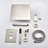 Ceiling Mounted Shower System Combo Set With Handheld And 16"Shower Head
