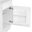 Meuble-lavabo de 20 po avec lavabo, meuble-lavabo avec tablette de porte et tablette réglable, blanc-121294513